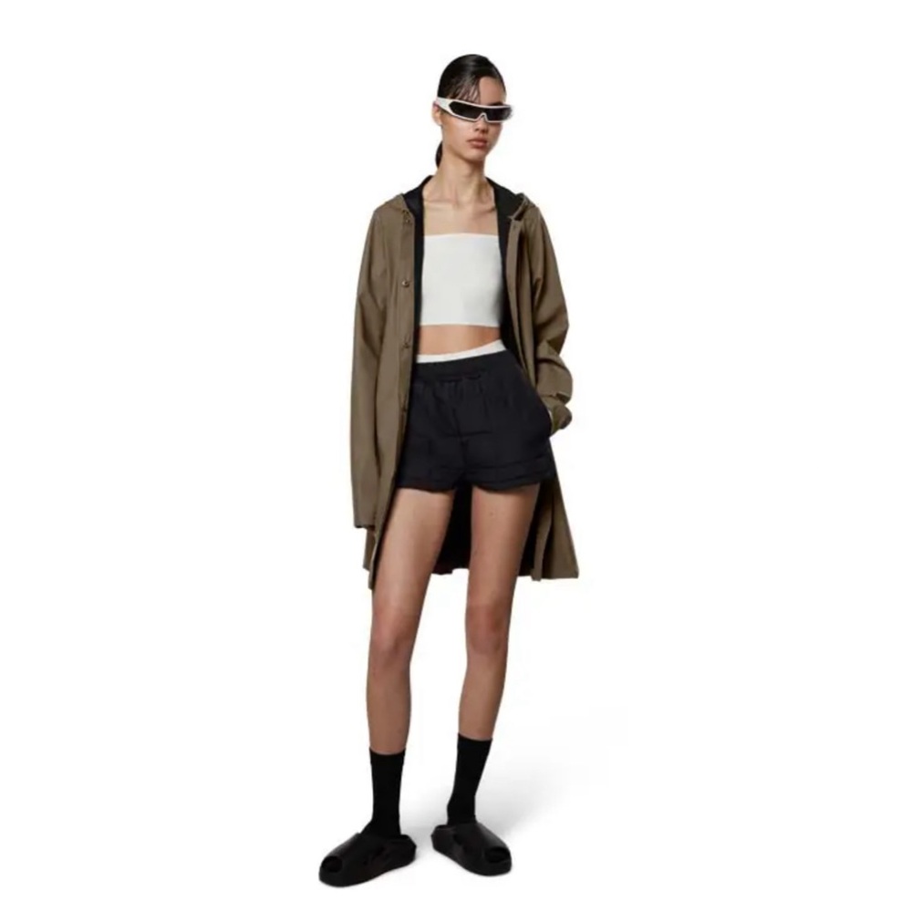 Rains - A-Line Raincoat - Wood - Size XS 
New